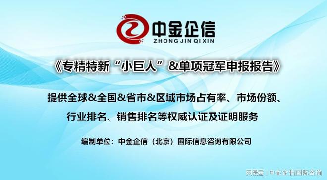 市场地位证明：集成电路市场占有率申报证明（2024）-中金企信发(图1)