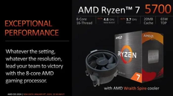 CES2024：AMD发布全新锐龙8000G系列APUAM4平台迎多款新品(图9)