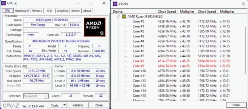 AMD锐龙9 9955HX3D处理器评测出炉 单核成绩表现出色(图1)