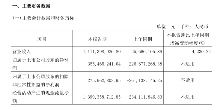 国产AI芯片龙头寒武纪一季度营收大涨4230%！净利润355亿元同比扭亏！去年公司股价涨超387%创始人身家飙升至870亿元(图1)