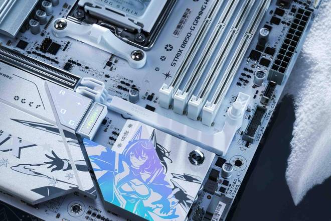 好萌好软人人爱 ROG B850小吹雪主板拉满体验价值(图3)