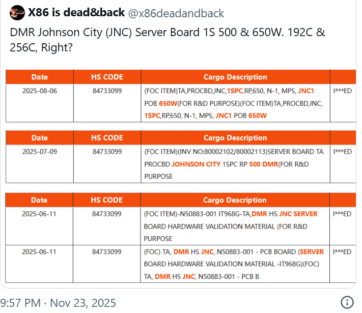英特尔Diamond Rapid至强:650W+16通道2026发布(图3)