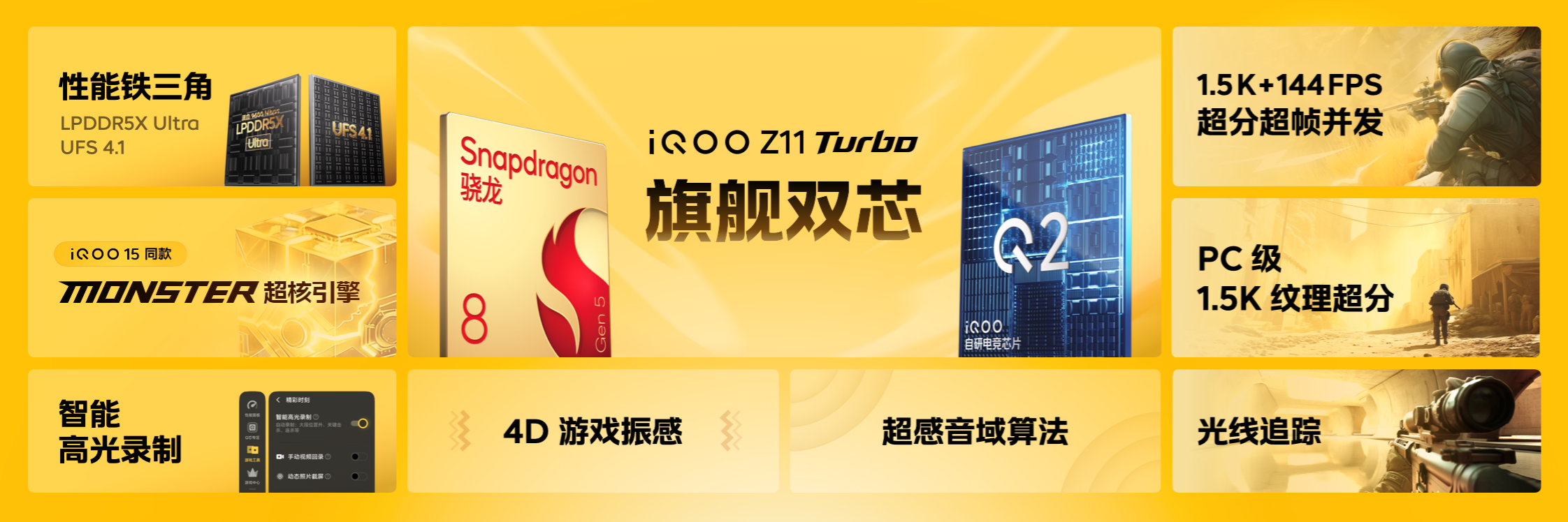 iQOO“战斗精灵”登场：2亿像素主摄+骁龙Gen5处理器(图2)