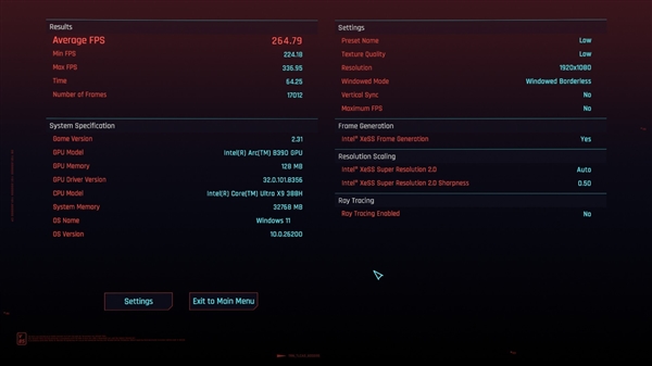 相当完美的新一代移动处理器！英特尔酷睿Ultra X9 388H实测(图18)