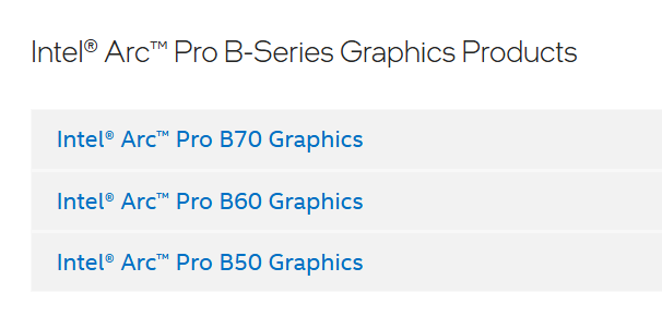 英特尔Arc Pro B70曝光或与Arrow Lake Refresh同步登场(图2)